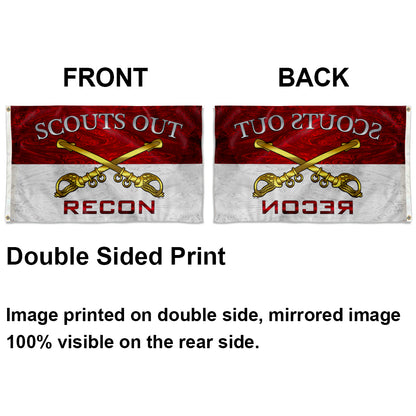 CAVALRY SCOUTS OUT RECON flag 3x5ft banner man cave