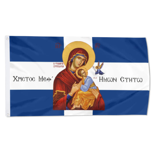 Byzantine Greek Orthodox Icon flag 3x5ft banner man cave