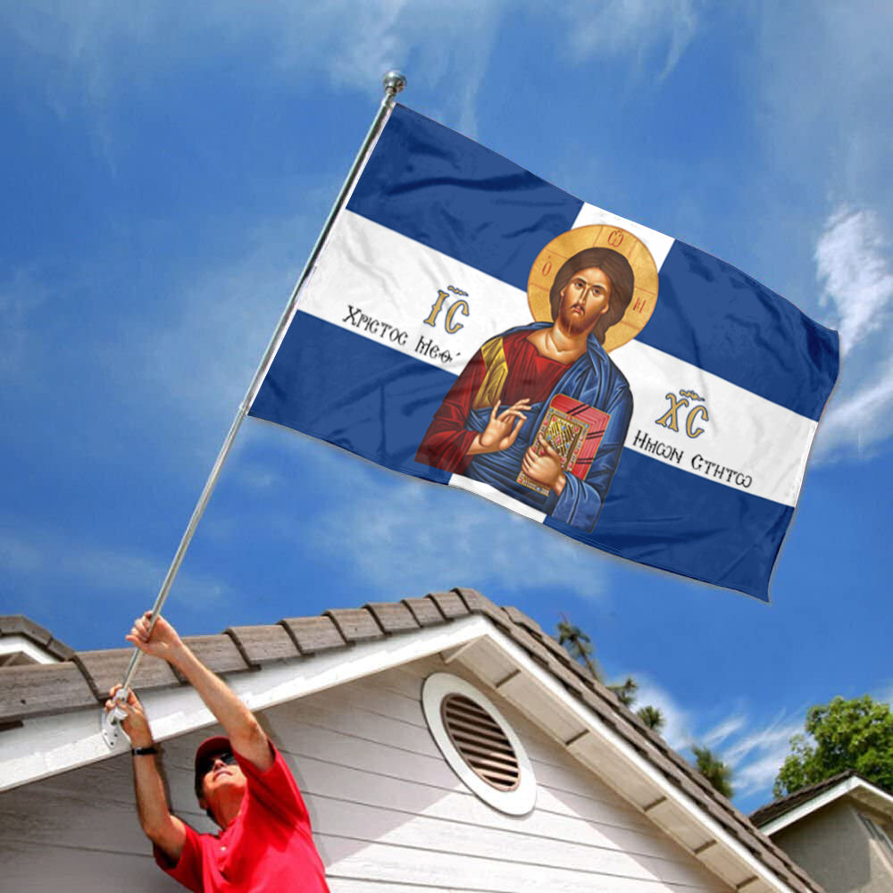 Byzantine Orthodox Christian Church flag 3x5ft banner man cave