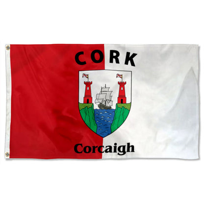 Cork (Ireland) County flag 3x5ft banner man cave