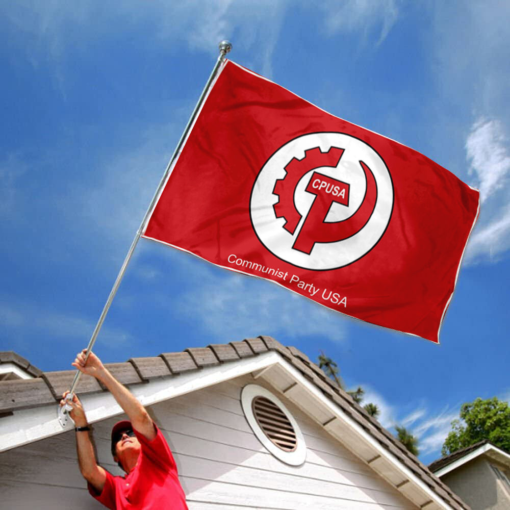 CPUSA Communist Party USA flag 3x5ft banner man cave