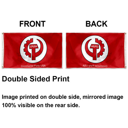 CPUSA Communist Party USA flag 3x5ft banner man cave