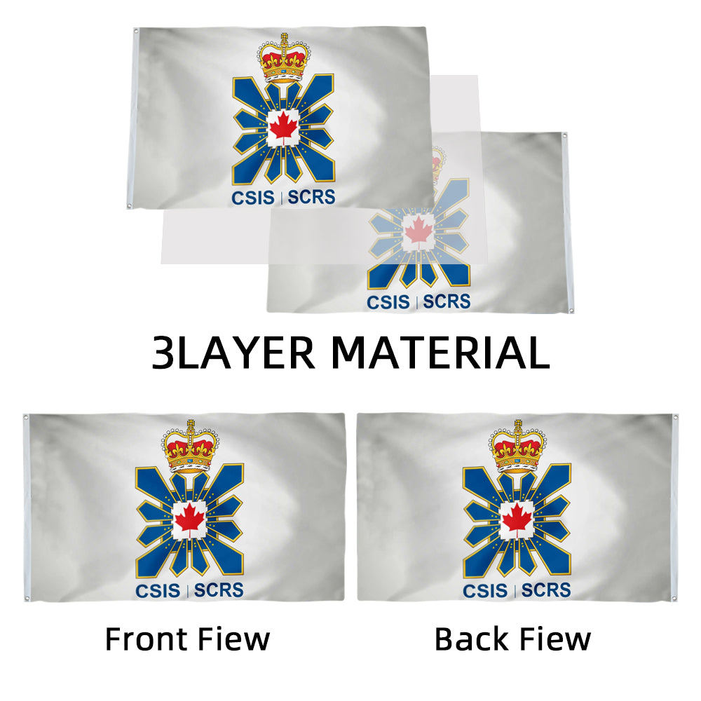 CSIS - Canadian Security Intelligence Service Canada flag 3x5ft banner man cave