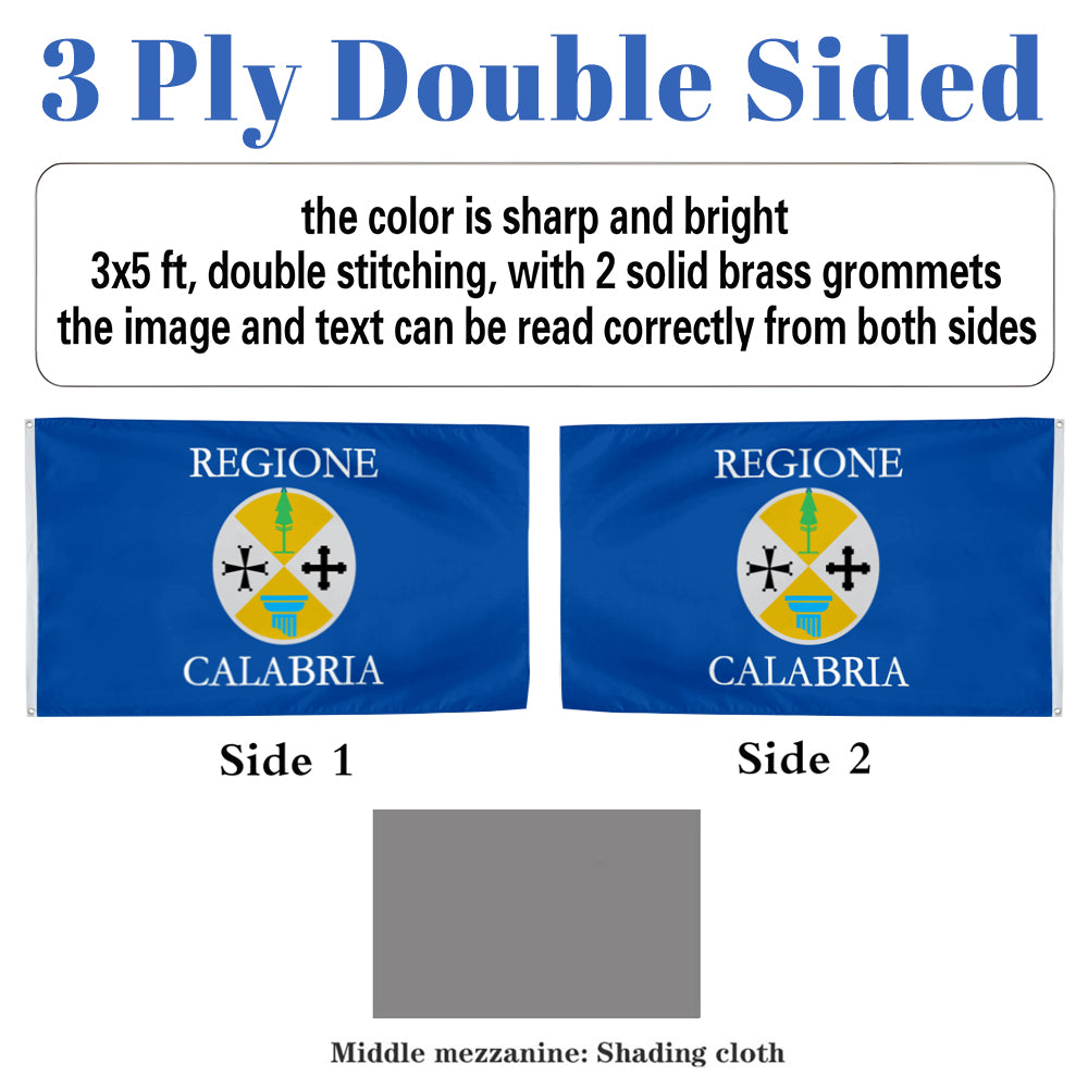 Calabria flag 3x5ft banner man cave