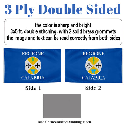 Calabria flag 3x5ft banner man cave