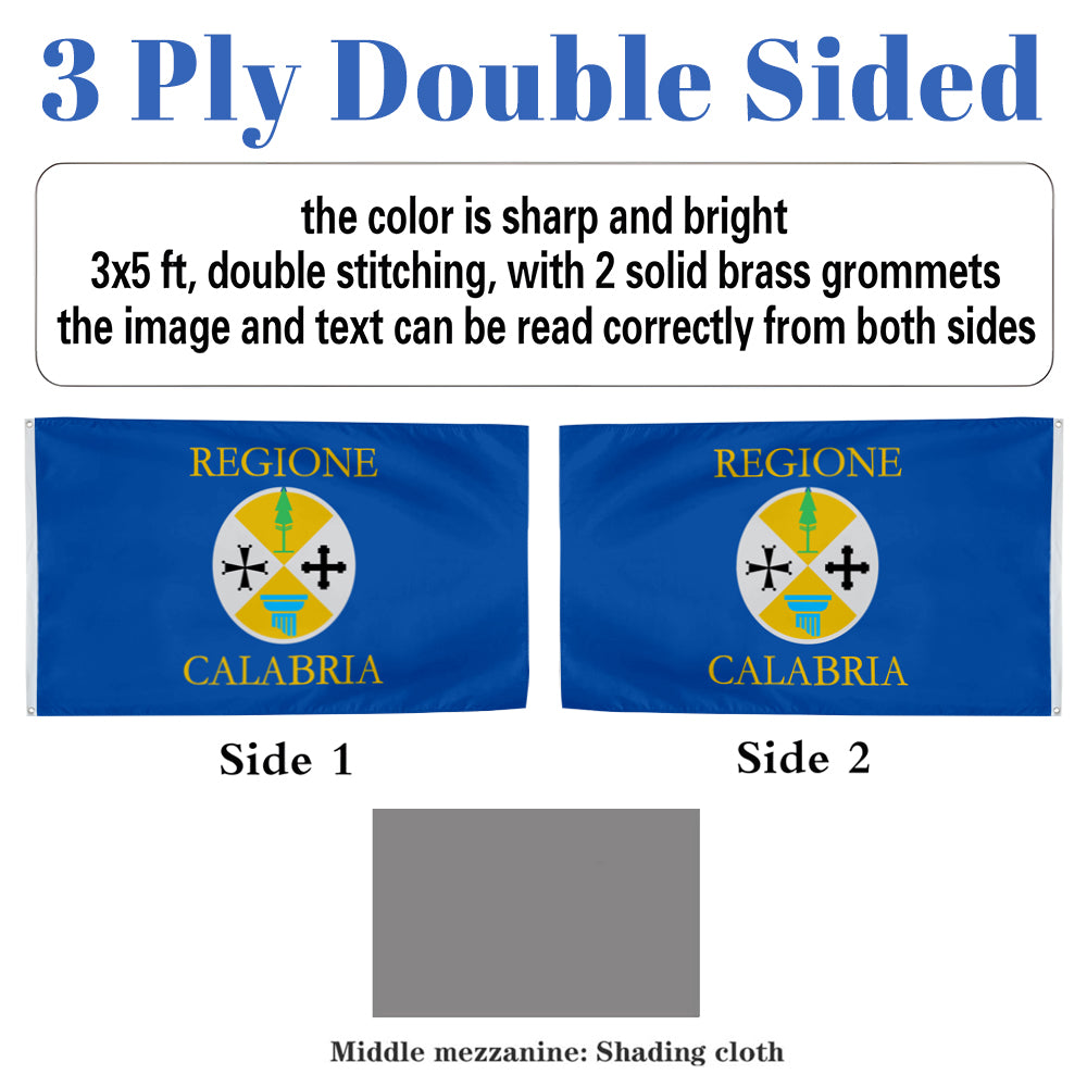 Calabria flag 3x5ft banner man cave 2