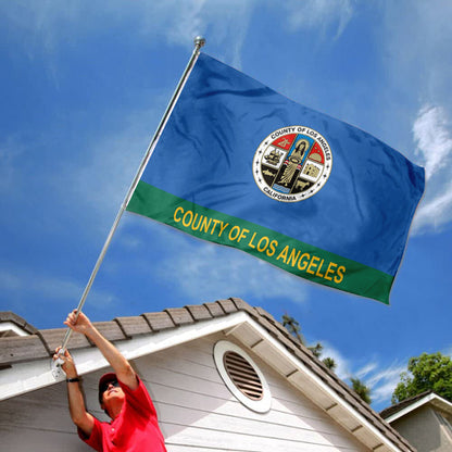 California State Los Angeles County Cities USA United States of America flag 3x5ft banner man cave