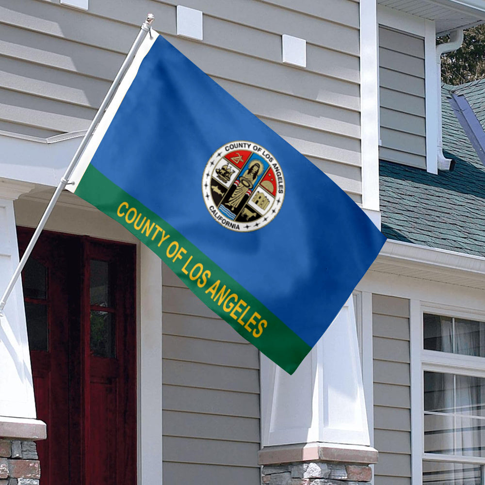 California State Los Angeles County Cities USA United States of America flag 3x5ft banner man cave