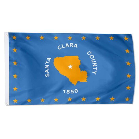 California State Santa Clara County Cities USA United States of America flag 3x5ft banner man cave