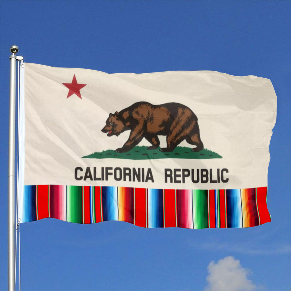 California Republic State flag 3x5ft banner man cave