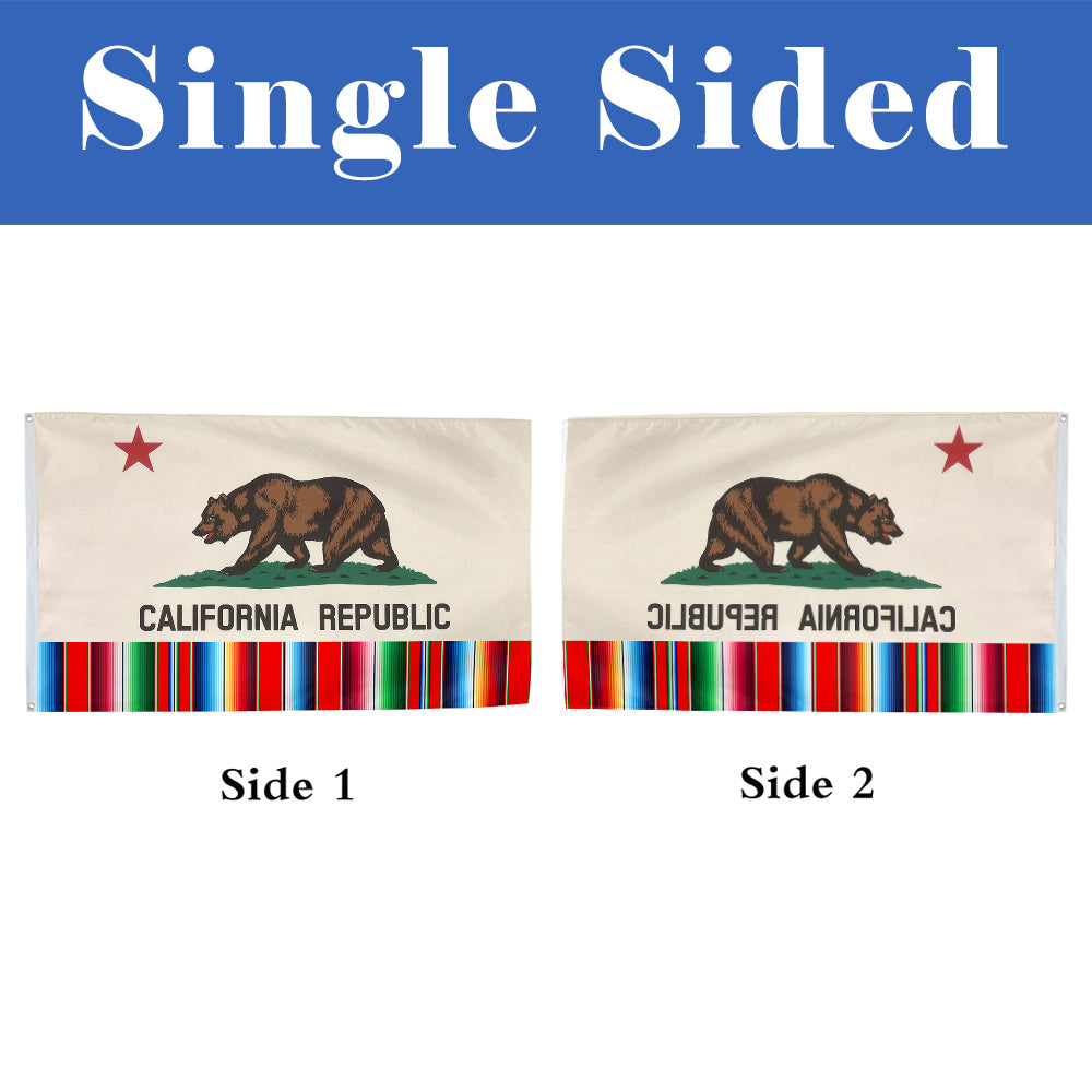 California Republic State flag 3x5ft banner man cave