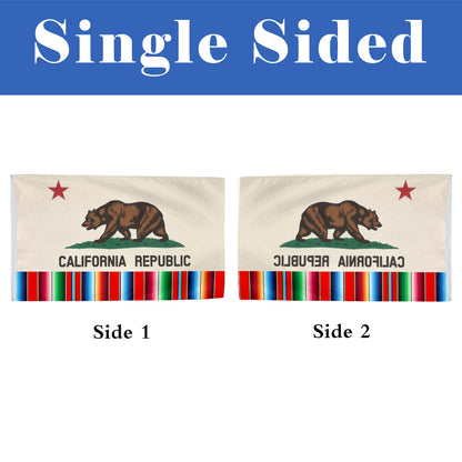California Republic State flag 3x5ft banner man cave