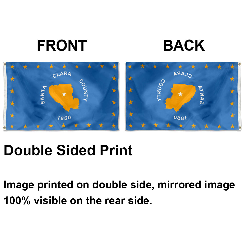 California State Santa Clara County Cities USA United States of America flag 3x5ft banner man cave