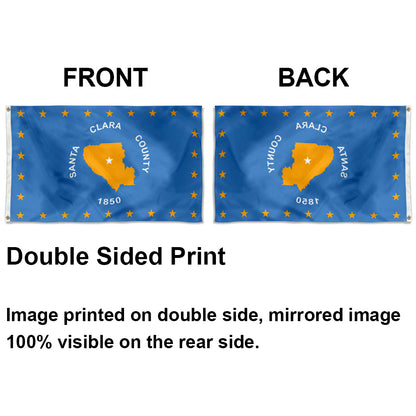 California State Santa Clara County Cities USA United States of America flag 3x5ft banner man cave