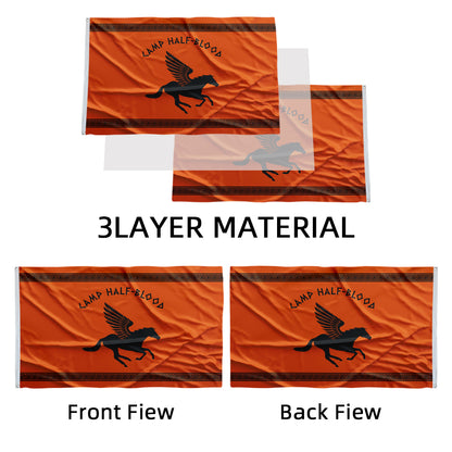 Percy Jackson Camp Half-Blood flag 3x5ft banner man cave