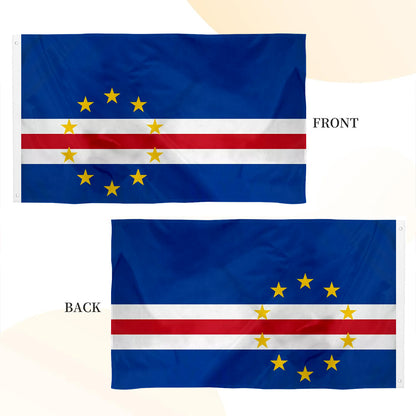 Cape Verde flag 3x5ft banner man cave