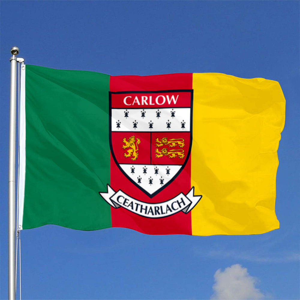 Carlow County Coat of Arms Ireland flag 3x5ft banner man cave