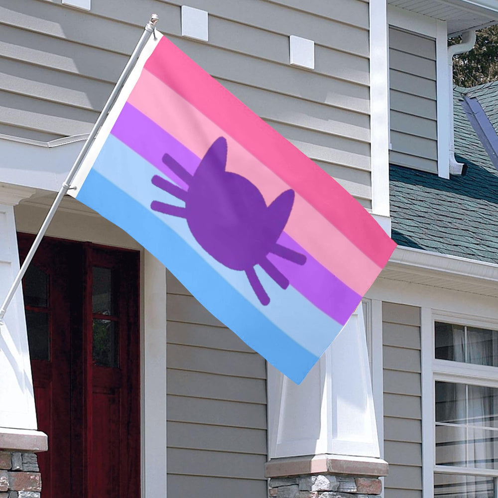 Catgender Pride flag 3x5ft banner man cave