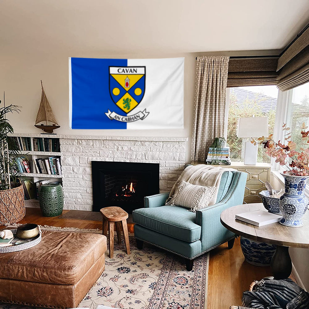 Cavan County Coat of Arms Ireland flag 3x5ft banner man cave