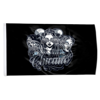 Chicano flag 3x5ft banner man cave