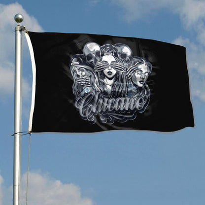 Chicano flag 3x5ft banner man cave