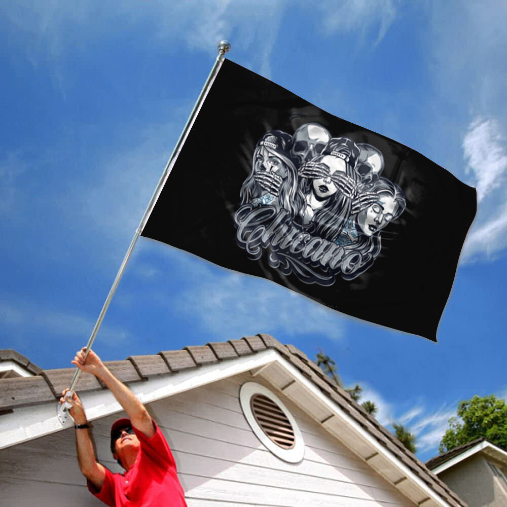 Chicano flag 3x5ft banner man cave