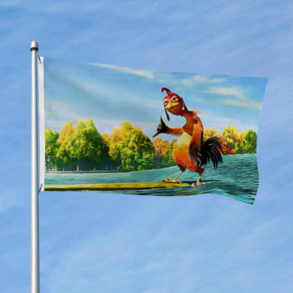 "Chicken Joe Surfing" Funny flag 3x5ft banner man cave