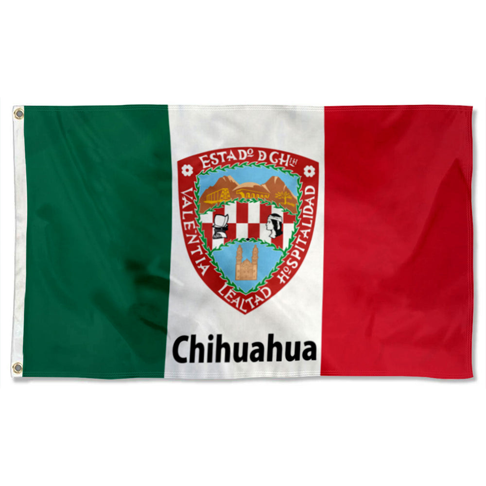 Chihuahua (Mexico) State flag 3x5ft banner man cave