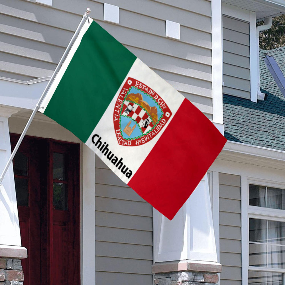 Chihuahua (Mexico) State flag 3x5ft banner man cave