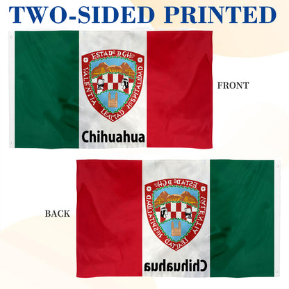 Chihuahua (Mexico) State flag 3x5ft banner man cave