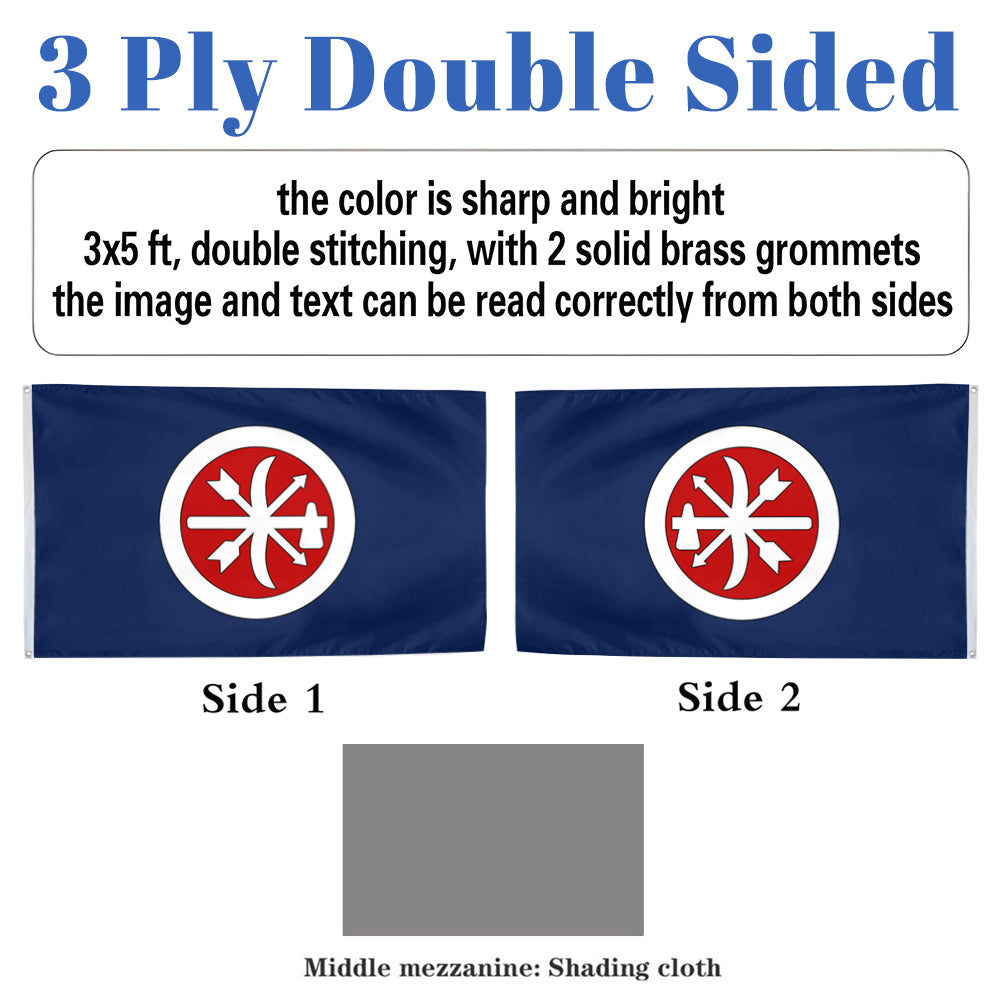 Choctaw Brigade flag 3x5ft banner man cave