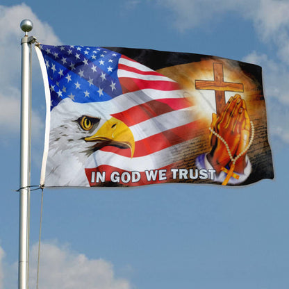 Christian Patriot American flag 3x5ft banner man cave