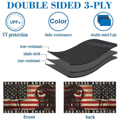 Christian Jesus flag 3x5ft banner man cave