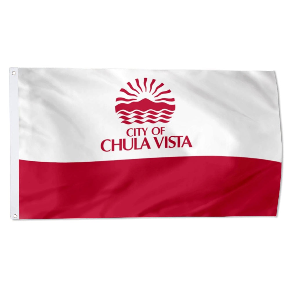 Chula Vista California - California State San Diego County Cities USA United States of America flag 3x5ft banner man cave