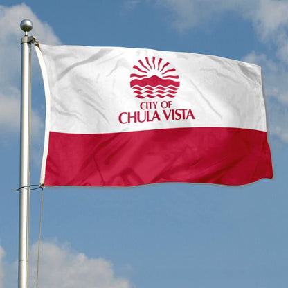 Chula Vista California - California State San Diego County Cities USA United States of America flag 3x5ft banner man cave