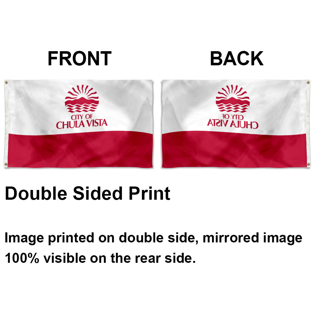 Chula Vista California - California State San Diego County Cities USA United States of America flag 3x5ft banner man cave