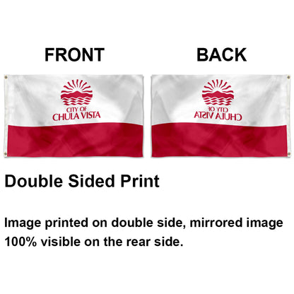 Chula Vista California - California State San Diego County Cities USA United States of America flag 3x5ft banner man cave