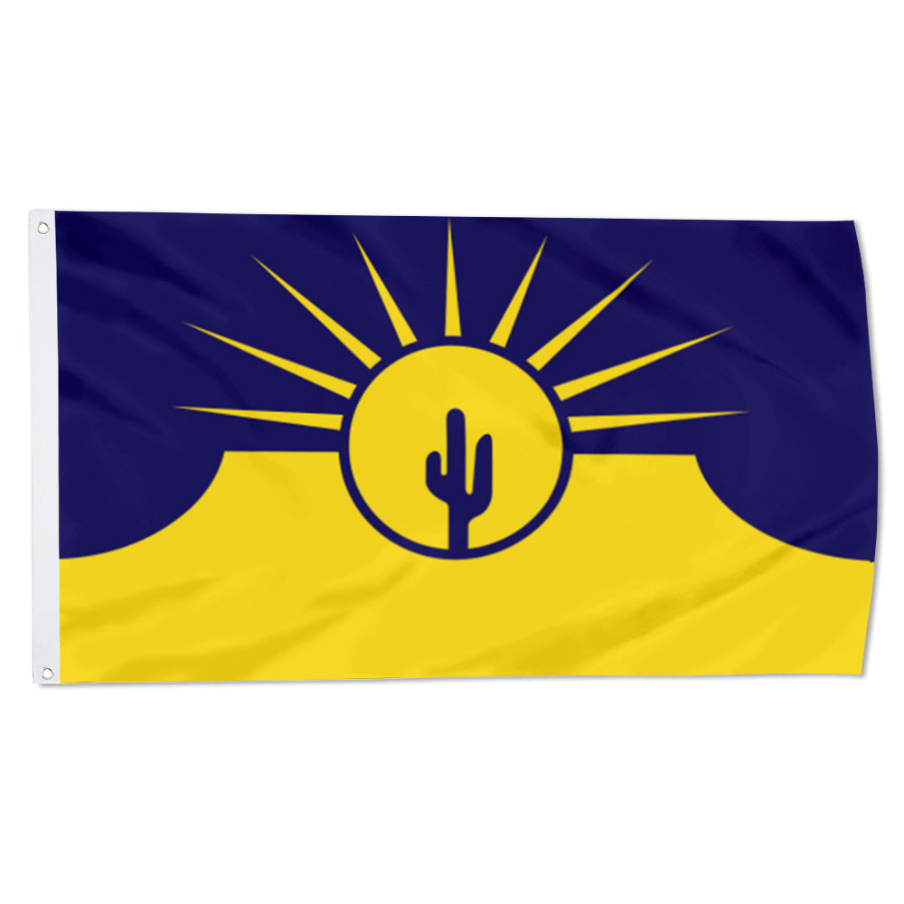 City of Mesa (Arizona, USA) Flag: 3x5ft Man Cave American Arizona Desert Sun Style Decor Banner