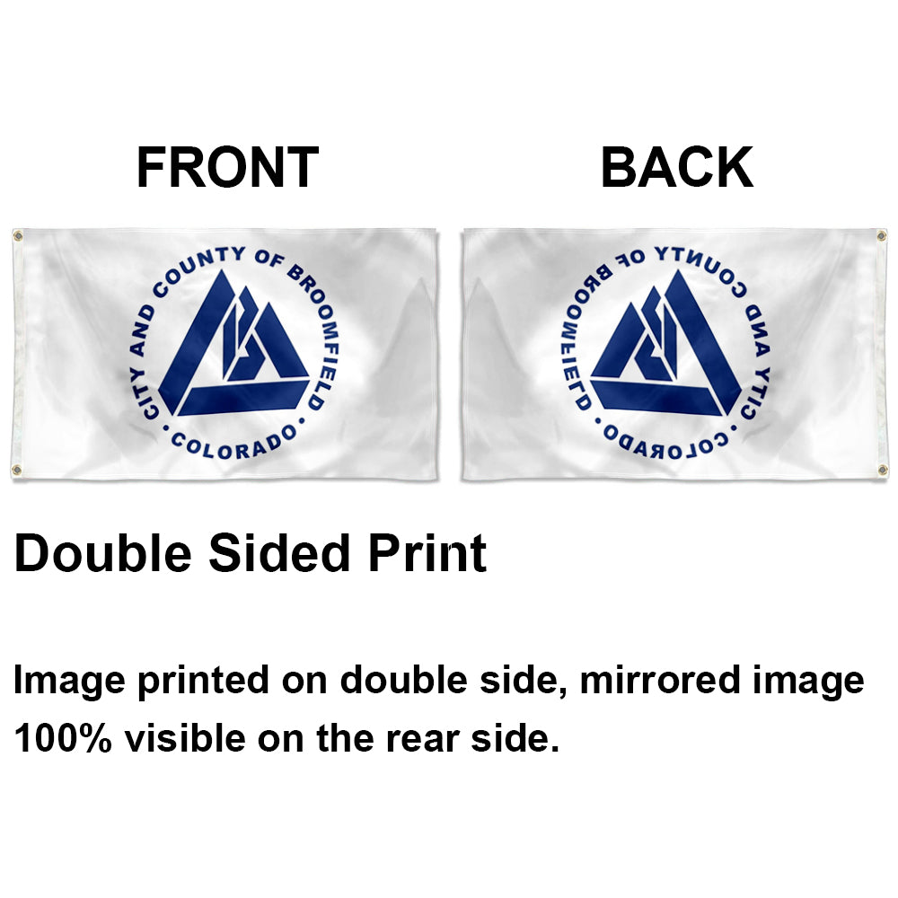 City and County Broomfield Colorado State USA United States of America flag 3x5ft banner man cave