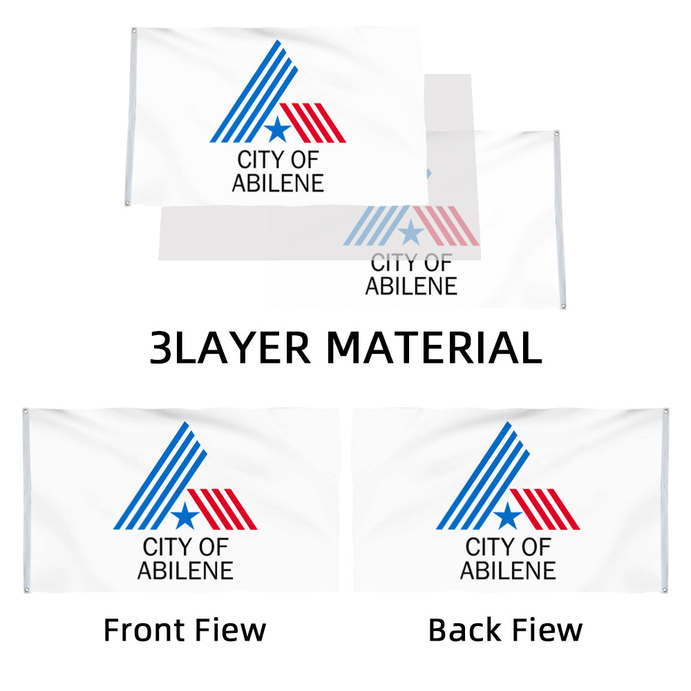 City of Abilene flag, Texas flags 3x5ft banner man cave