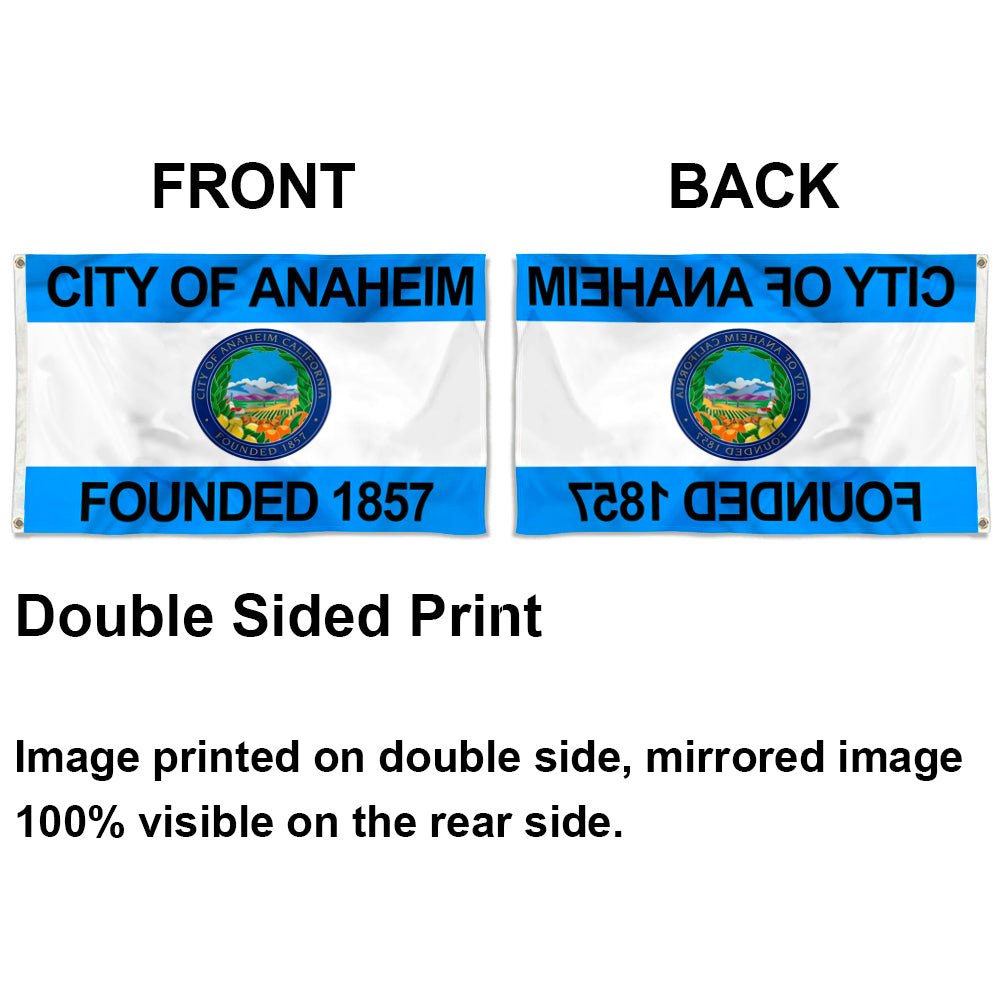 City of Anaheim flag 3x5ft banner man cave