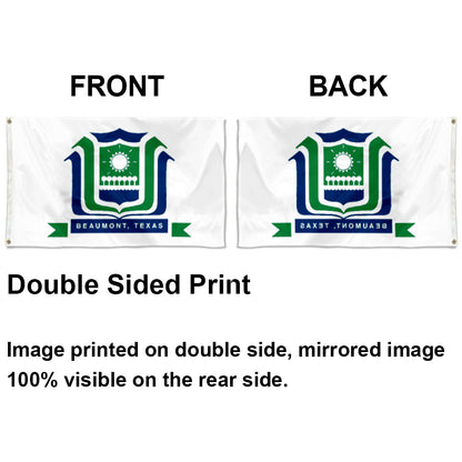 City of Beaumont flag, Texas flags 3x5ft banner man cave