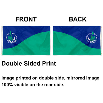 City of Bellevue flag, Washington flags 3x5ft banner man cave