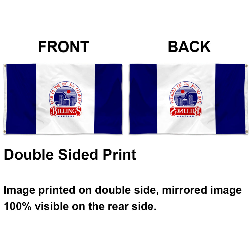 City of Billings flag, Montana flags 3x5ft banner man cave