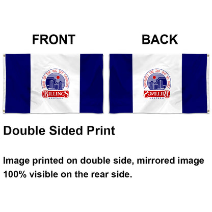 City of Billings flag, Montana flags 3x5ft banner man cave