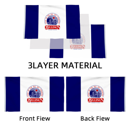 City of Billings flag, Montana flags 3x5ft banner man cave