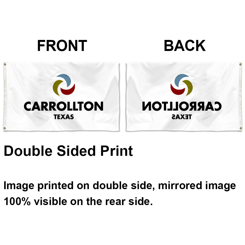City of Carrollton flag, Texas flags 3x5ft banner man cave
