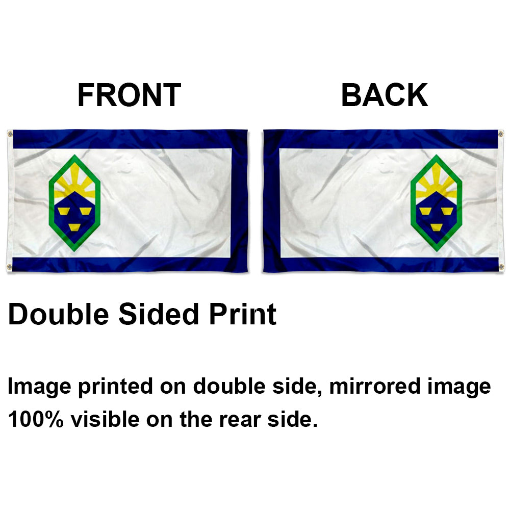 City of Colorado Springs (Colorado, USA) Flag: 3x5ft Man Cave American Colorado City Logo Style Decor Banner