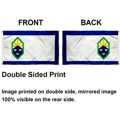City of Colorado Springs (Colorado, USA) Flag: 3x5ft Man Cave American Colorado City Logo Style Decor Banner