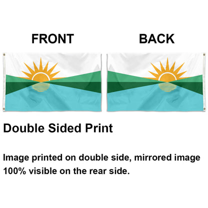City of Coral Springs (Florida, USA) Flag: 3x5ft Man Cave American Florida Sun & Waterfront Style Decor Banner